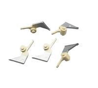 Forgekael 10 Uds. AE04-4060 de Dedo selector de Rodillo de fusor Caliente Compatible con MP 7500 8000 8001 2060 2075 7502 9002