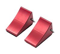 Forgekael 2 Piezas de Mierda de Metal Bloques Bloques de Deslizamiento de neumáticos No Compatible con Modelos de automóviles RC 1/10(Red)