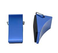 Forgekael 2 Piezas de Mierda de Metal Bloques Bloques de Deslizamiento de neumáticos No Compatible con Modelos de automóviles RC 1/10(Blue)