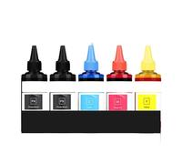 Forgekael 5PC 100ml 932 933 Recarga de Tinta de Tinte Compatible con Suministros de Impresora OfficeJet 6100 6600 6700 7110 7510 7610 7612