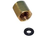 Forgekael 6 uds pequeño Amortiguador de Tinta M6 Tapa de Tuerca de Cobre 3mm 2mm se Adapta a MIMAKI JV33 JV5