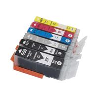 Forgekael 650 PGI650 CLI651 Cartucho de Tinta Paquete de 4 compatibles con Suministros de Impresora MG5460 MG5560 MG5660 MG6360 MG6460 MG6660 MG7160(1Sset 6Colors)