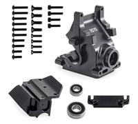 Forgekael 7075 Carcasa de Caja de Caja de Engranajes de Aluminio para 1/8 6s Compatible con Modelos de automóviles RC Talion 1 7 Infracción Piezas de actualización de Mojave Limitless(Black)