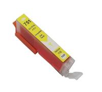 Forgekael 750 751 PGI750 CLI751 Cartucho de Tinta Paquete de 4 compatibles con Suministros de Impresora MG5470 MG5670 MG6370 MG6470 MG6670 MG7170 MG7570(CLI751Y)