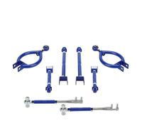 Forgekael Adjustable Front Tension Rod and Rear Camber Toe Traction Arm Compatible with 240SX S13