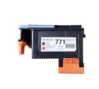 Forgekael Cabezal de impresión CE017A CE018A CE019A CE020A Compatible con Designjet Z6600 Z6800 Z6200(BK and Red)