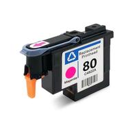 Forgekael Cabezal de impresión Compatible con 80 Cabezales de impresión Designjet 1050 1055 1055cm 1050c Plus C4820A C4821A C4822A C4823A(Magenta)