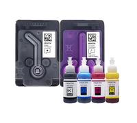 Forgekael Cabezal de impresión M0H50A M0H51A Compatible con GT5810 GT5820 para Cabezal de Tanque de Tinta 315 415 300 310 311 318 400 410 418(1SET and Ink)