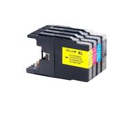 Forgekael Cartucho de Tinta Compatible con LC1240 LC1280 MFC J6510DW J6710 J6910DW J6710DW J430W J5910DW J625DW(1SET)