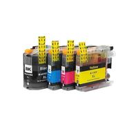 Forgekael Cartucho de Tinta Compatible, Paquete de 4, Compatible con Suministros de Impresora MFC-J4410DW J4510DW J4710DW DCP-J4110DW para número de Pieza LC137 LC135(1Set (1BK 1C 1M 1Y))