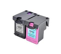 Forgekael Cartucho de Tinta de Color remanufacturado Negro 65XL Compatible con Deskjet 2000 3723 3755 2600(65XLBK- 65XLC)