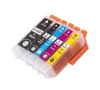 Forgekael Cartucho de Tinta de Rendimiento 26XL, Paquete de 4 compatibles con Suministros de Impresora T2621 T2631 T2632 T2633 T2634 XP510 XP520 XP600 XP605 XP610 XP615 XP620 XP625 XP700(1Set)