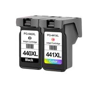 Forgekael Cartucho de Tinta PG 440 CL 441 PG440 CL441 Compatible con MG3140 MG3540 MG3640 MG3640S MG4240 MX438 MX518 MX378 TS5140(PG440 CL441)