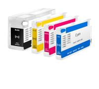 Forgekael Cartucho de Tinta Recargable 952 953 954 955 955XL Compatible con OfficeJet Pro 7740 8710 8715 8720 8730 8740 8210 8216 8725(1Set with 2Sets Chip)