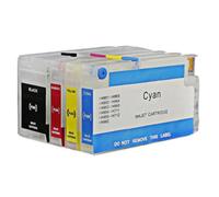 Forgekael Cartucho de Tinta Recargable con Chip ARC Compatible con OfficeJet Pro 7720 7740 8210 8710 8715 8718 8720 8725