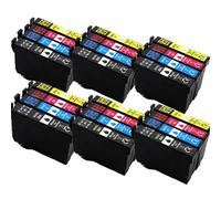 Forgekael Cartucho de Tinta T502XL 502 502XL con Chip Compatible con impresoras XP 5100 XP 5105 WF 2860 WF 2865 5100 2860 2865 Workforce(6SET)