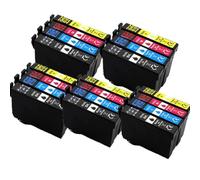 Forgekael Cartucho de Tinta T502XL 502 502XL con Chip Compatible con impresoras XP 5100 XP 5105 WF 2860 WF 2865 5100 2860 2865 Workforce(5SET)