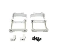 Forgekael Compatible con 144001 144010 144016 144018 124017 124018 124019 124007 124008 Código de Brazo de Metal Servo Monte Piezas de actualización Piezas universales(Silver)