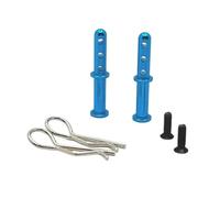 Forgekael Compatible con Modelos de automóvil RC 144001 144010 144016 124016 124017 124018 124019 Cuerpo de Metal Montaje postventa de la Columna de la Columna Piezas de reemplazo del poskarket(Blue)