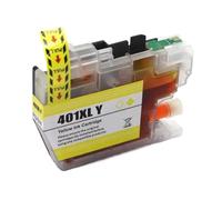 Forgekael Compatible con Suministros de Impresora MFC-J1010DW MFC-J1012DW MFC-J1170DW para número de Pieza LC401XL 401XL LC401(1 PCS Yellow)