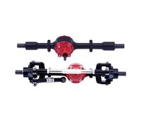 Forgekael Conjunto de Eje Delantero y Trasero de Metal Compatible con Modelos de automóvil RC C14 C24 C34 C44 B14 B24 1 REEMPLACIÓN del PARTICINO del Partir(Black A)