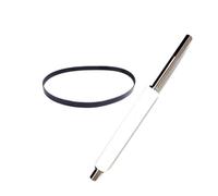 Forgekael Correa de Goma G77023M PN20006 del Rodillo del Cristal de exposición de la Compatible con la del código de Barras de S4M 203dpi