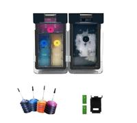 Forgekael de Recarga de Cartuchos de Tinta de Repuesto para PG145 PG 145 145XL 146 XL Compatible con Mg2410 TS3110 MG2510(1 Set with Ink)