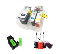 Forgekael de Recarga de Cartuchos de Tinta PG240 CL241 PG-240 Cl-241 240XL 241XL Compatible con MG3522 MG3122 MG3620 MG3520 MG4220(1 Set with Ink)