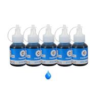 Forgekael de Recarga de Tinta de 5 Piezas Compatible con DCP-T220 DCP-T226 DCP-T300 DCP-T310 DCP-T420W DCP-T425W DCP-T426W DCP-T428W DCP-T500W(5Cyan)