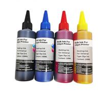 Forgekael de Recarga de Tinta de Tinte Universal de 100ML Compatible con Cartucho CISS de de inyección de Tinta(1set)
