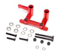 Forgekael Dirección de Metal BellCranks Link de Arrastre Conjunto de 1 10 Escala 2WD VXL Compatible con Modelos de automóvil RC Reemplazo del Mercado de Accesorios(Red)