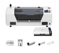 Forgekael Impresora Colorsun Dtf A3 XP600 Compatible con Suministros de Impresora para Camisetas con Capucha, impresión de Ropa de Tela(Printer with Oven)