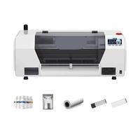 Forgekael Impresora Colorsun Dtf A3 XP600 Compatible con Suministros de Impresora para Camisetas con Capucha, impresión de Ropa de Tela(Printer with Ink)