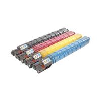 Forgekael Juego de 4 Cartuchos de tóner compatibles para fotocopiadoras en Color MPC2800 MPC3300 MPC3001 MPC3501