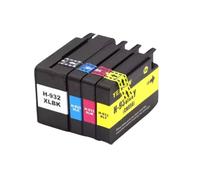 Forgekael Juego de Cartuchos de Tinta compatibles Officejet 6100 6600 6700 7110 7610 7612 - Reemplaza 932XL 933XL 932 933