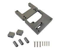 Forgekael Metal Direction Servo Soporte de Montaje Compatible con Modelos de automóviles RC B14 B24 C14 C24 Q65 MN D99S MN45 Reemplazo del Mercado de Accesorios(Titanium)
