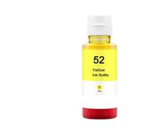 Forgekael Recarga de Tinta Compatible con GT51 GT52 GT53 GT5810 GT5820 Compatible con Tanque 450 455 500 510 515 516 519 530 559 570 610 615 651(70ml - Y - 1 Piece)