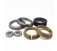 Forgekael Rodillo de presión AE02-0162 7500 Rodillo de fusor Superior AE01-1117 Compatible con 2075 2051 2060 MP 5500 6500 8000 8001 9002(2sets Parts Set)