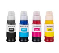 Forgekael Tinta de Recarga de Pigmento Compatible con Suministros de Impresora ImagePROGRAF TC-20 TC-20M para número de Pieza PFI-050(1Set CMYK)