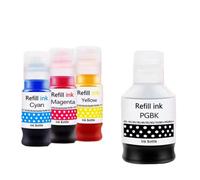 Forgekael Tinta de Recarga Universal Compatible con GI 10 20 30 40 50 60 70 G5010 G6010 GM2010 G5020 G6020 G6030