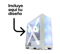 Forgeon Arcanite ARGB Mesh Torre ATX Blanco + Cristal Personalizable