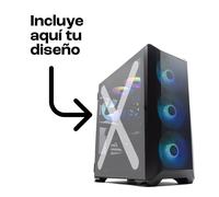 Forgeon Arcanite ARGB Mesh Torre ATX Negra + Cristal Personalizable