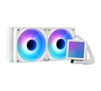 Forgeon Refrigeración Líquida CPU Solum 240 ARGB Blanca, Kit 240mm, Radiador de Alto Rendimiento, Iluminación ARGB, Compatible Intel AMD, Sistema de Enfriamiento Gaming