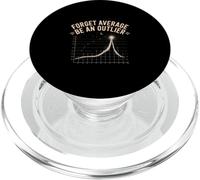 Forget Average Be An Outlier Math Statistics Nerd PopSockets PopGrip para MagSafe