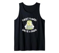 Forget Flowers Win Me A Panda Funny Claw Machine Entusiastas Camiseta sin Mangas