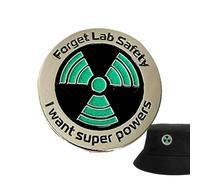Forget Lab Safety I Want Superpowers - Pin esmaltado - decorativa inspirada en la ciencia, accesorio de solapa colorido, coleccionable humorístico con acabado vibrante, para chaquetas