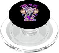 Forget Me Not Alzheimers - Cinta de Elefante Morado PopSockets PopGrip para MagSafe
