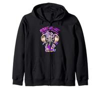 Forget Me Not Alzheimers - Cinta de Elefante Morado Sudadera con Capucha