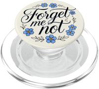 Forget Me Not, Flor de jardín, Adorno Floral PopSockets PopGrip para MagSafe