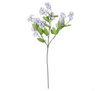 Forget-Me-Nots artificiales en tela de seda, para flores falsas versátiles para pasillo de boda, hogar para decoración de acento y ramo fácil de peinar (morado)